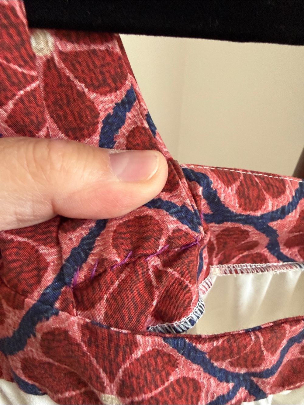 L/XL FARM Rio Dress with Red Floral Embroidery - Picture 9 of 13
